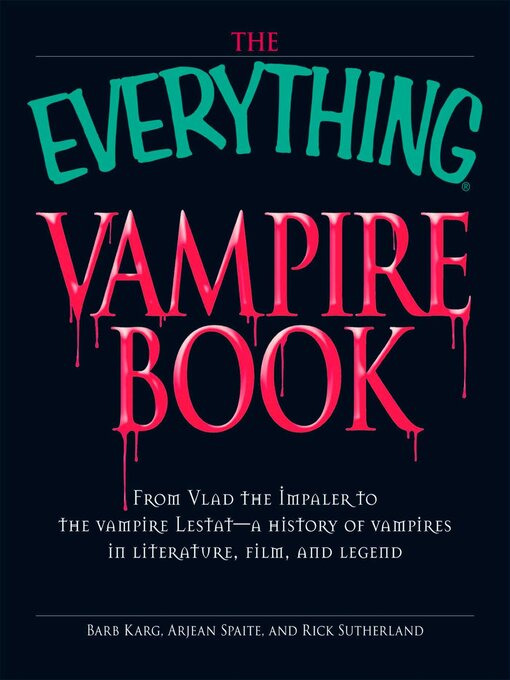 Title details for The Everything Vampire Book by Barb Karg - Available